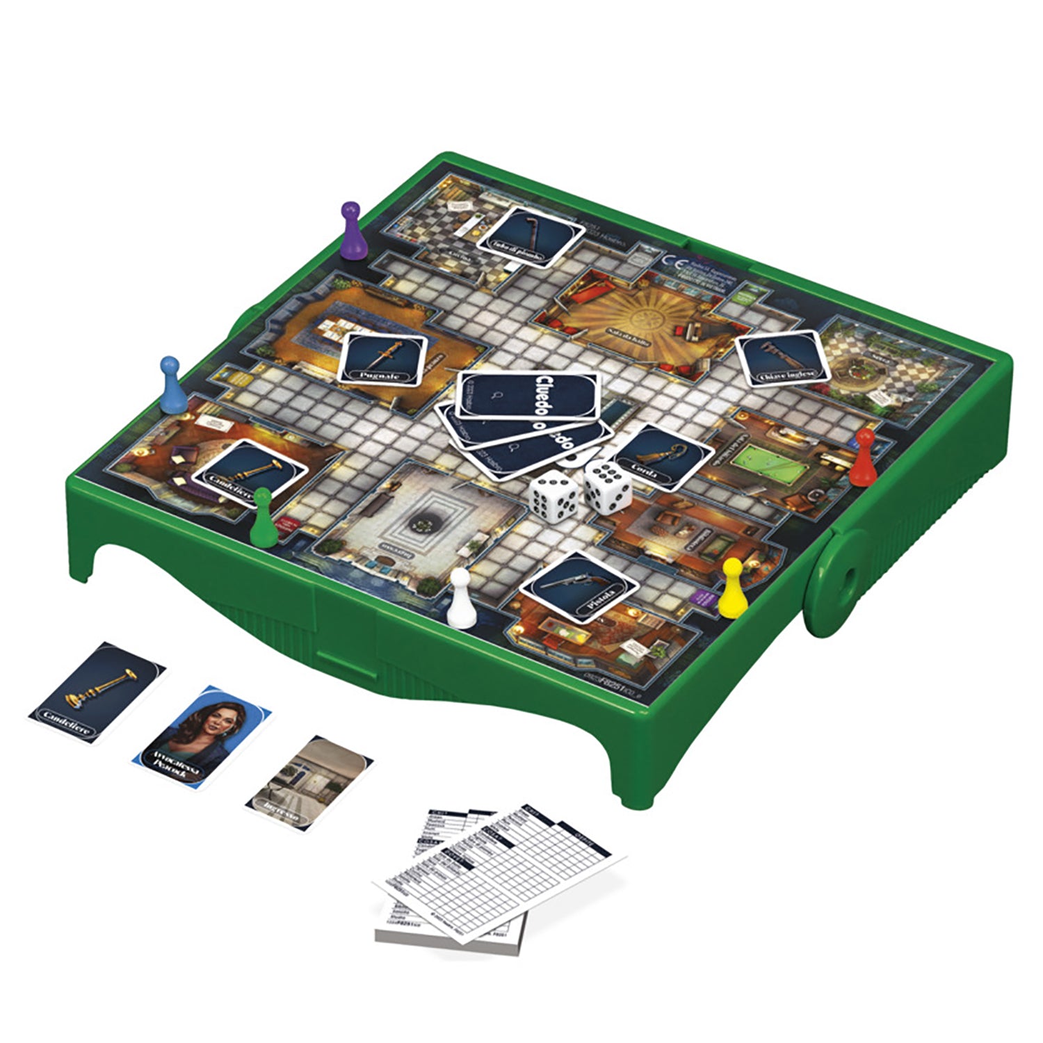 HASBRO - Cluedo Gioca Ovunque - Versione Travel Portatile
